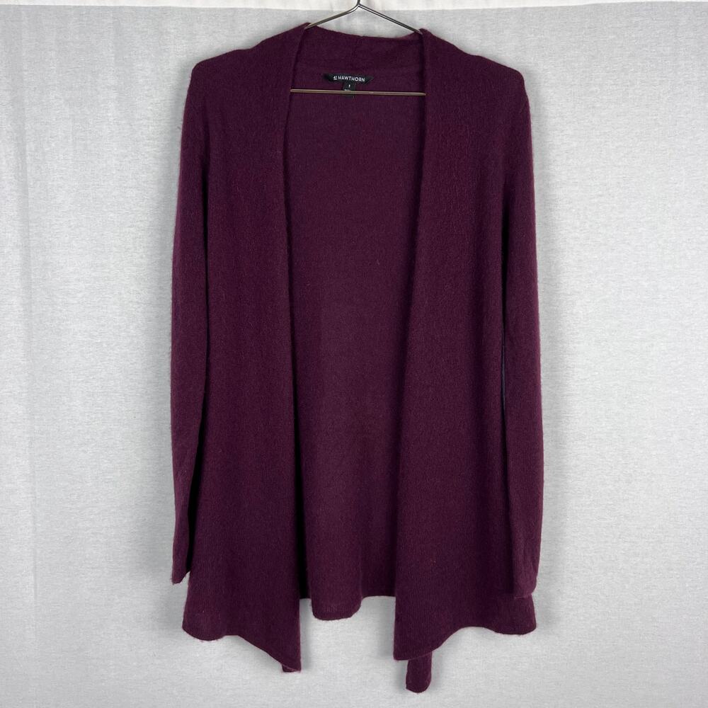 41 Hawthorn Sweater Cashmere Cardigan Maroon Quiet Luxury Capsule Minimalist